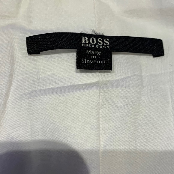 Hugo Boss Off Cropped Jacket, Size 2, Off-White - Picture 11 of 13